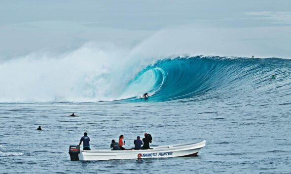 Stephan Figueiredo, Cloudbreak, Tavarua, Fiji, Big Swell, WSL, World Surf League. Foto: WSL / Kirstin